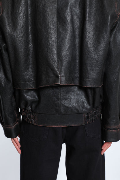 Bomber Jacket in Lambskin - Antonioli.eu