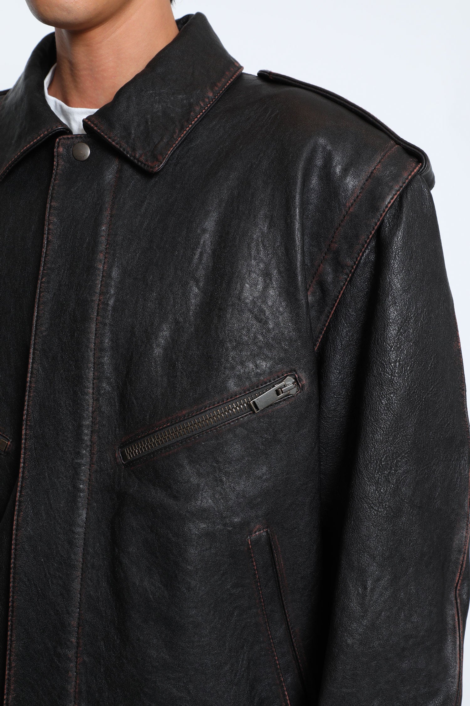 Bomber Jacket in Lambskin - Antonioli.eu