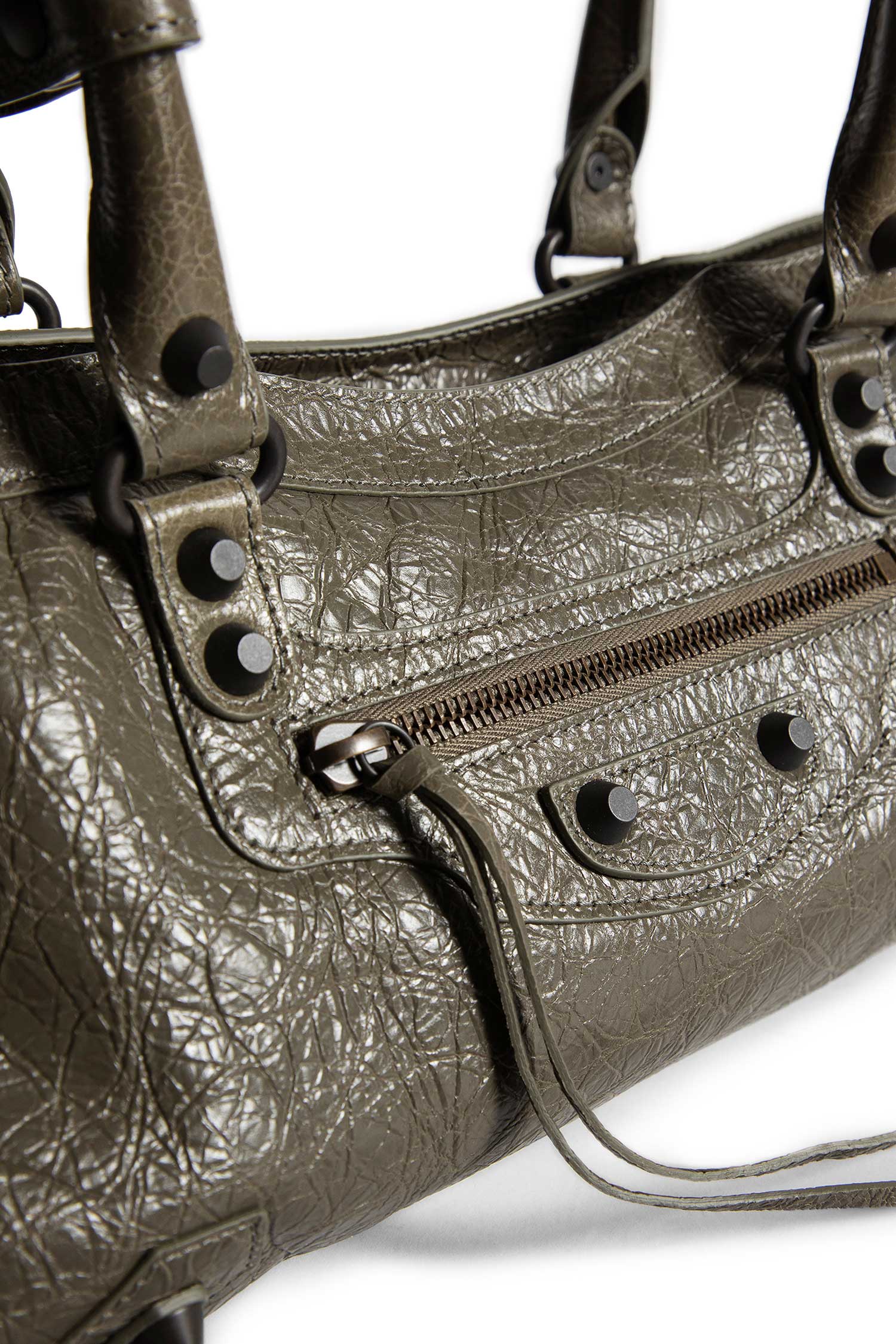 BALENCIAGA WOMAN GREEN SHOULDER BAGS