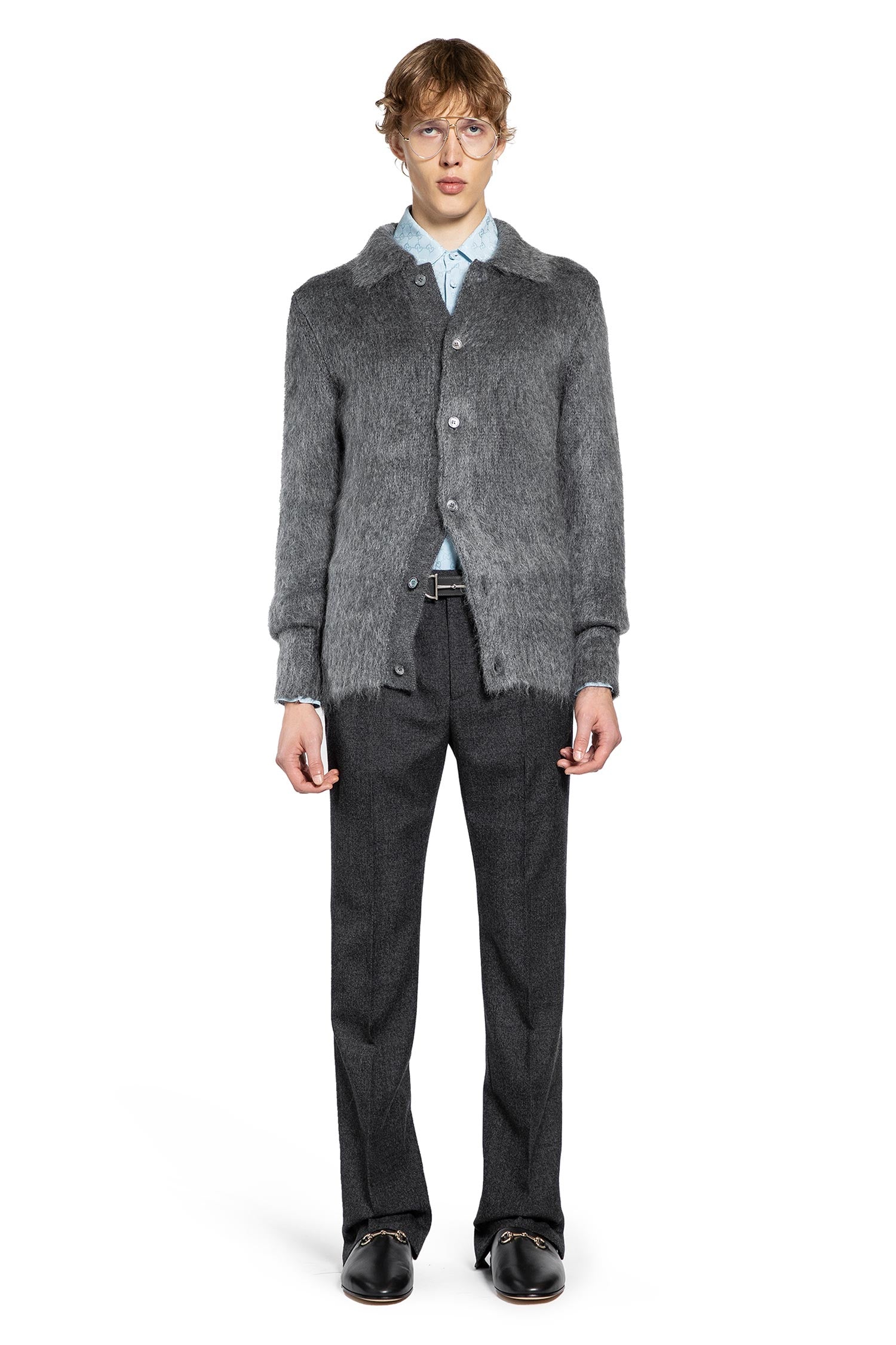 Jacquard Silk Shirt