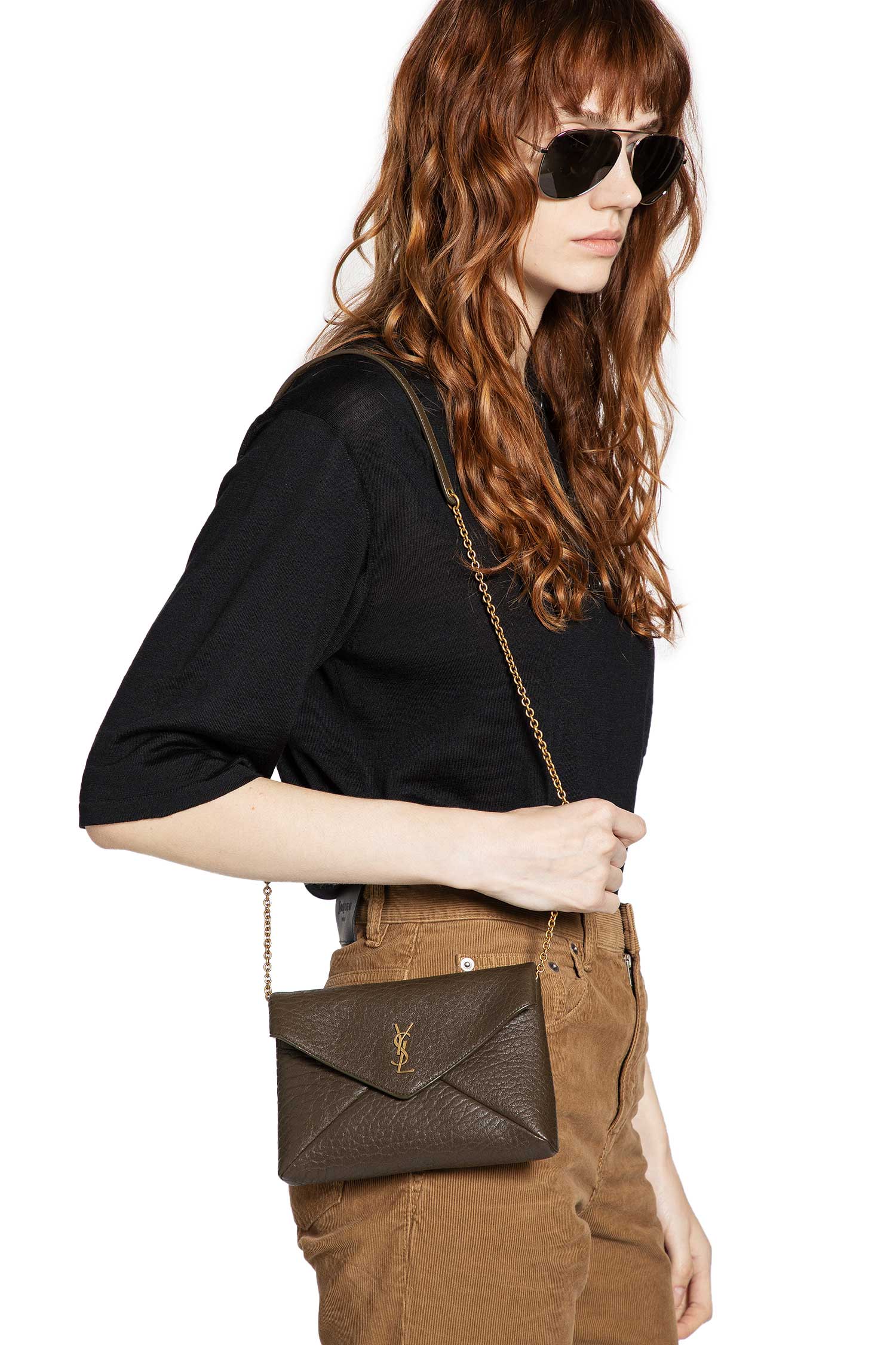 Small Cassandre Chain Pouch in Leather - Antonioli.eu