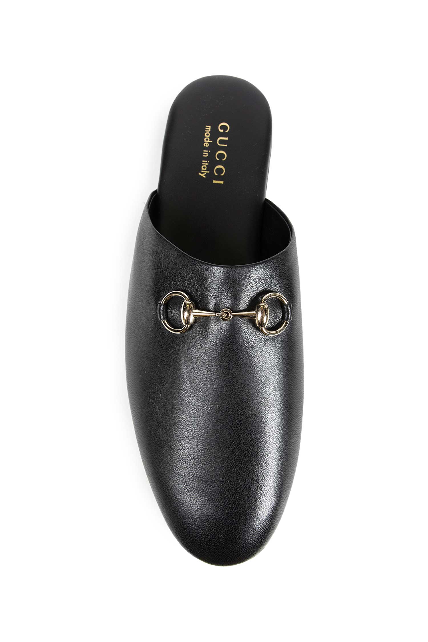 Leather Horsebit Slippers