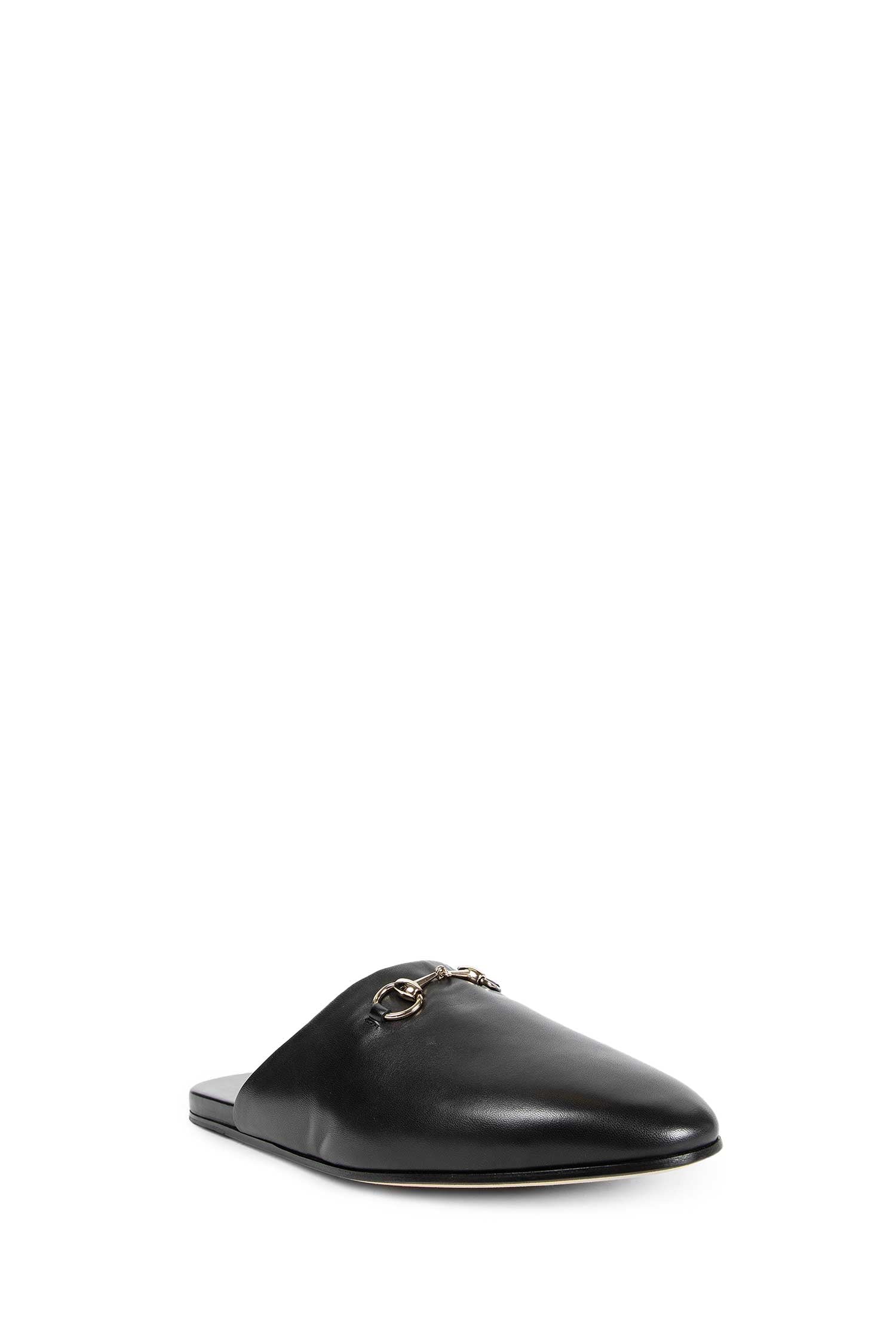 GUCCI MAN BLACK SANDALS & SLIDES