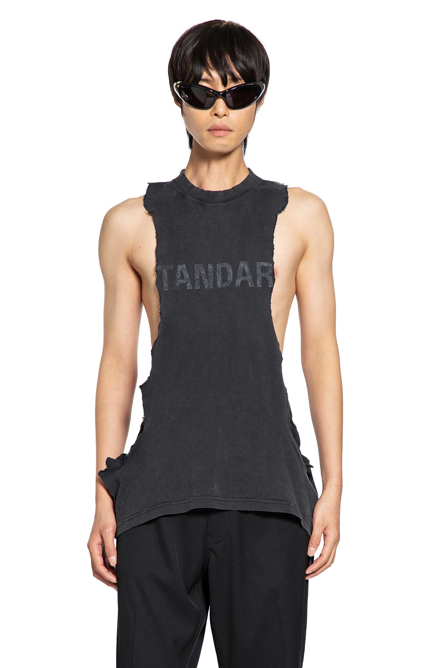 BALENCIAGA タンクトップ NWT $495 Balenciaga Pride 2022 Stretch Cotton Graphic Tank Top