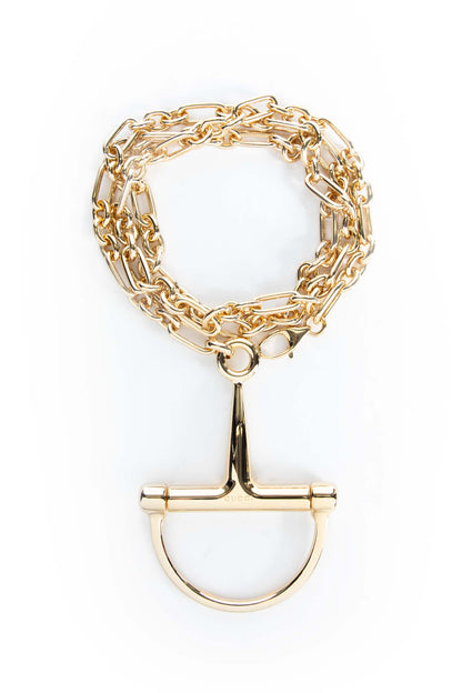 Half Horsebit Necklace