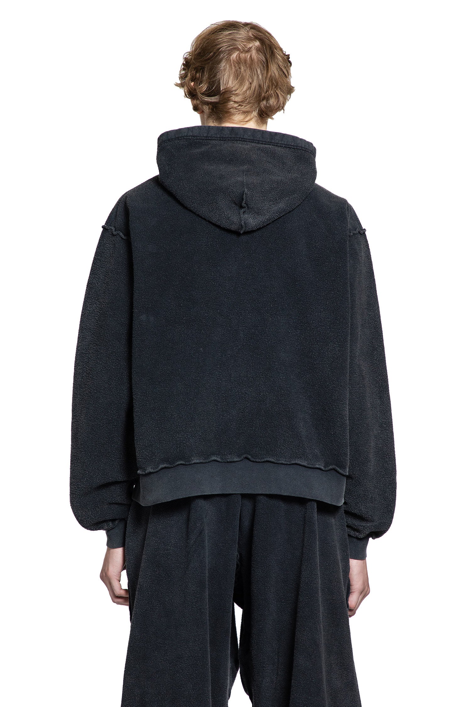 BALENCIAGA MAN BLACK SWEATSHIRTS