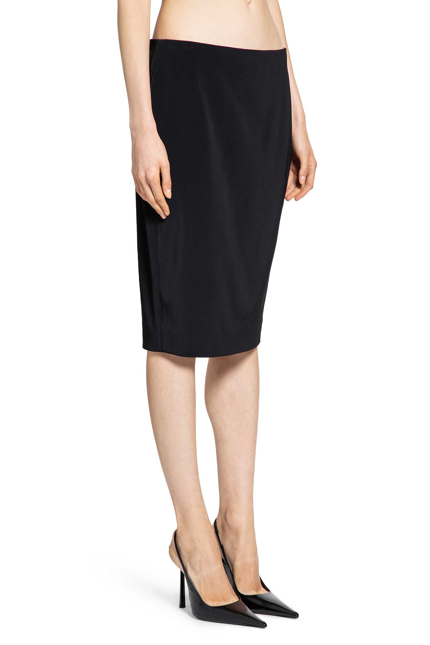 Cassandre Pencil Skirt in Satin
