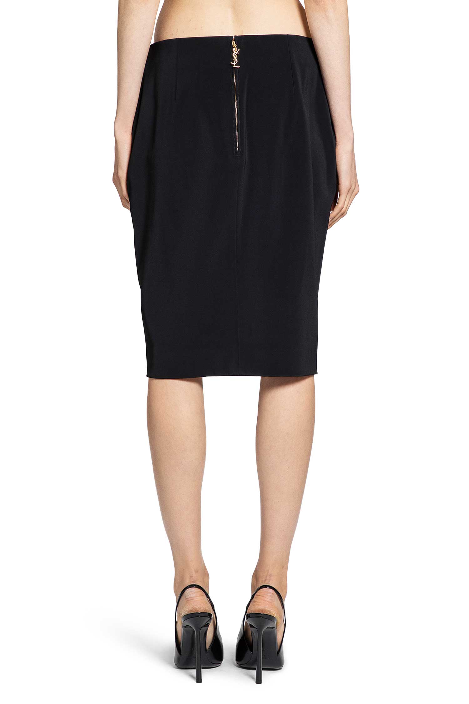 Cassandre Pencil Skirt in Satin