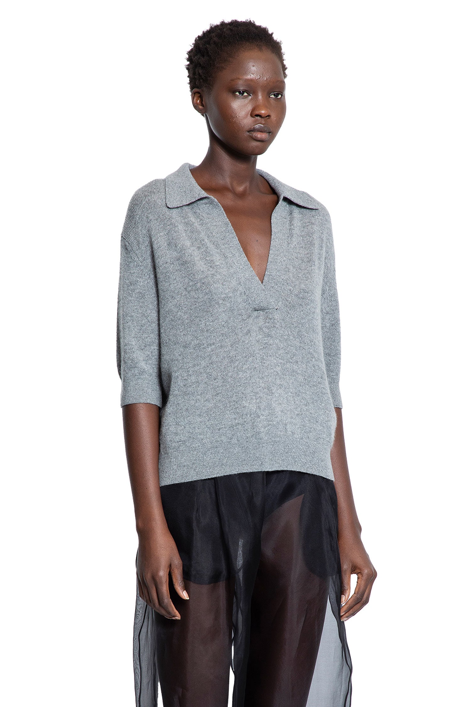 Shrunken Jo Knit Polo - Antonioli.eu