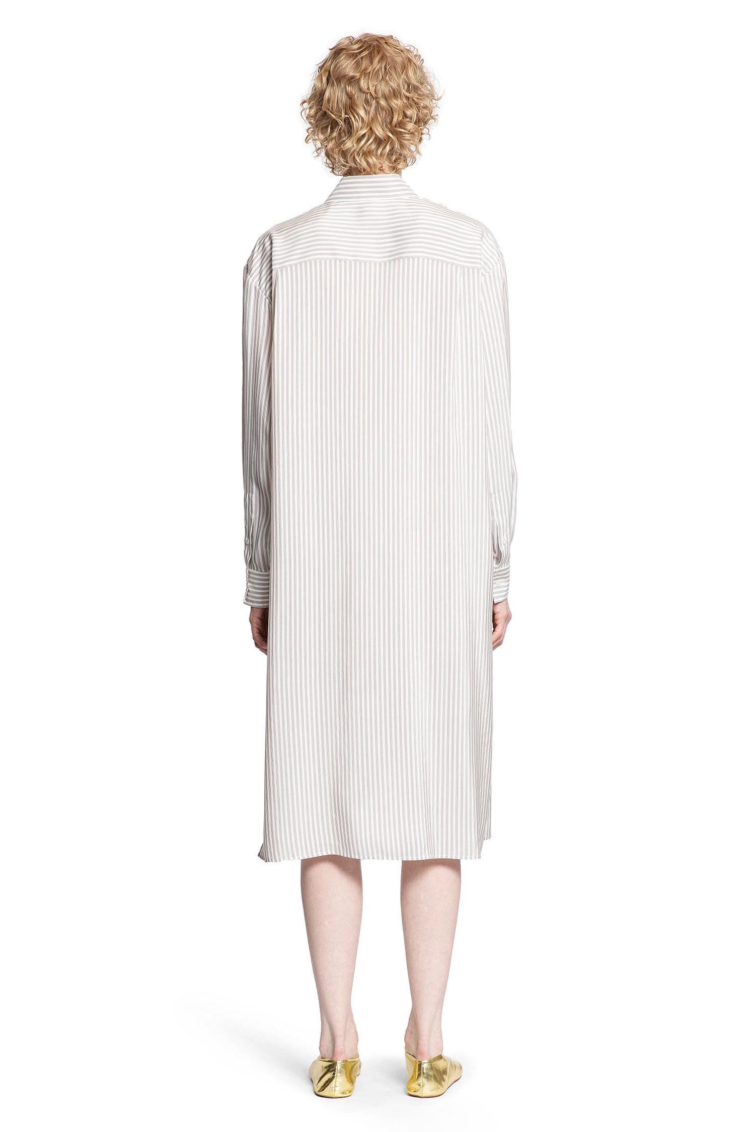 Chihiro Shirt Dress in Silk - Antonioli.eu