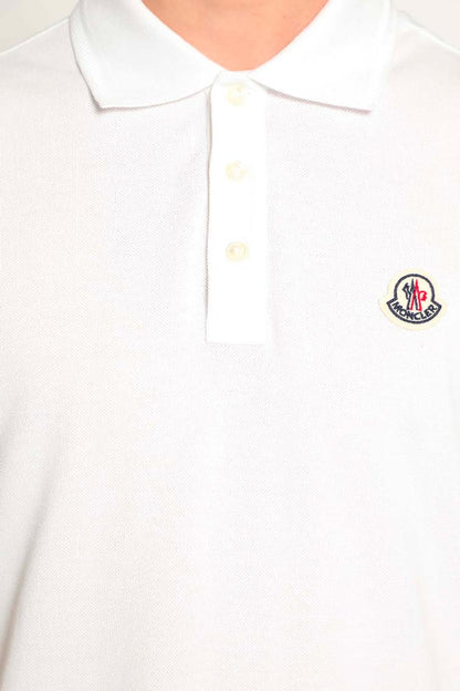 Logo Patch Cotton Piqué Polo Shirt
