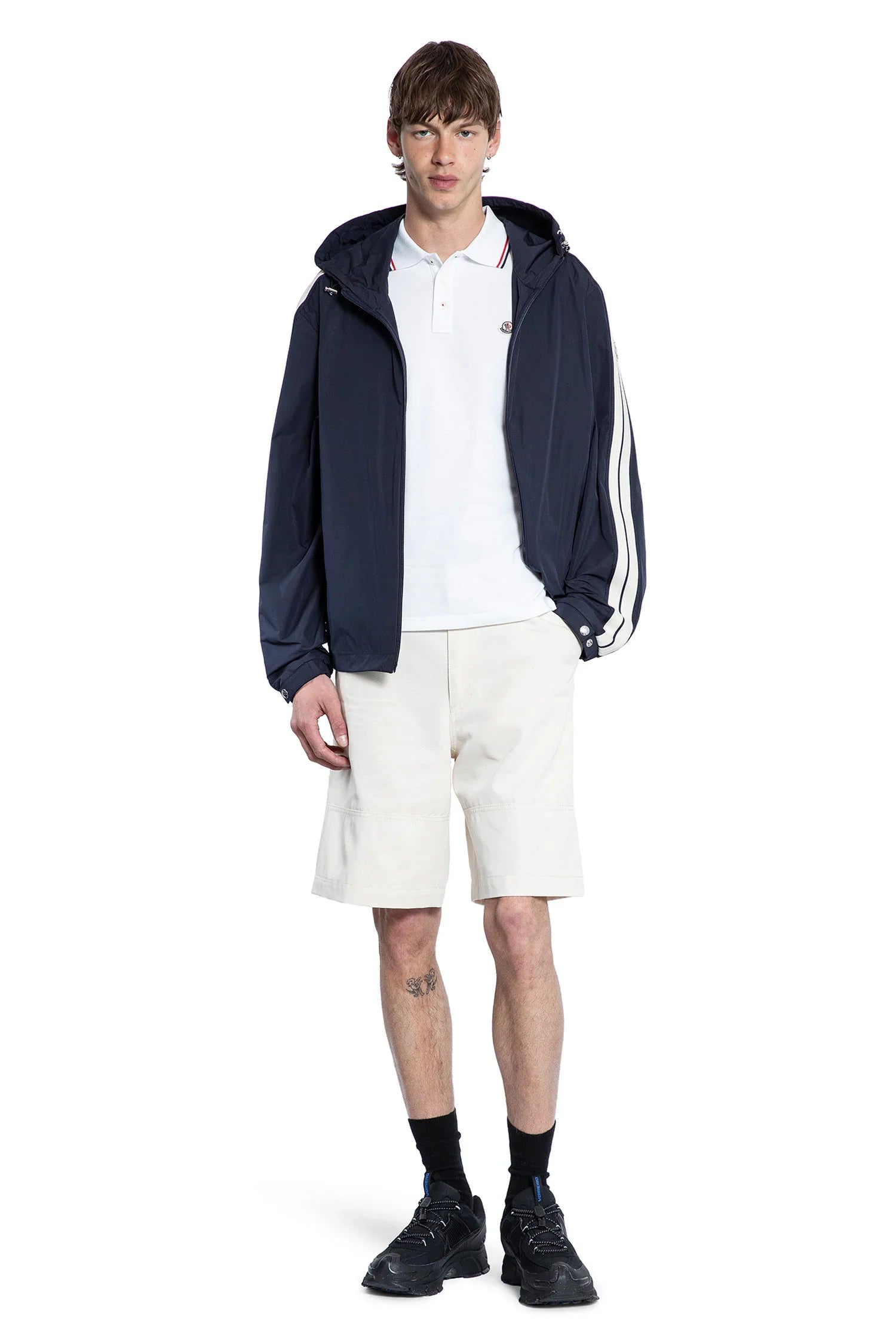 MONCLER MAN WHITE T-SHIRTS & TANK TOPS - Antonioli.eu