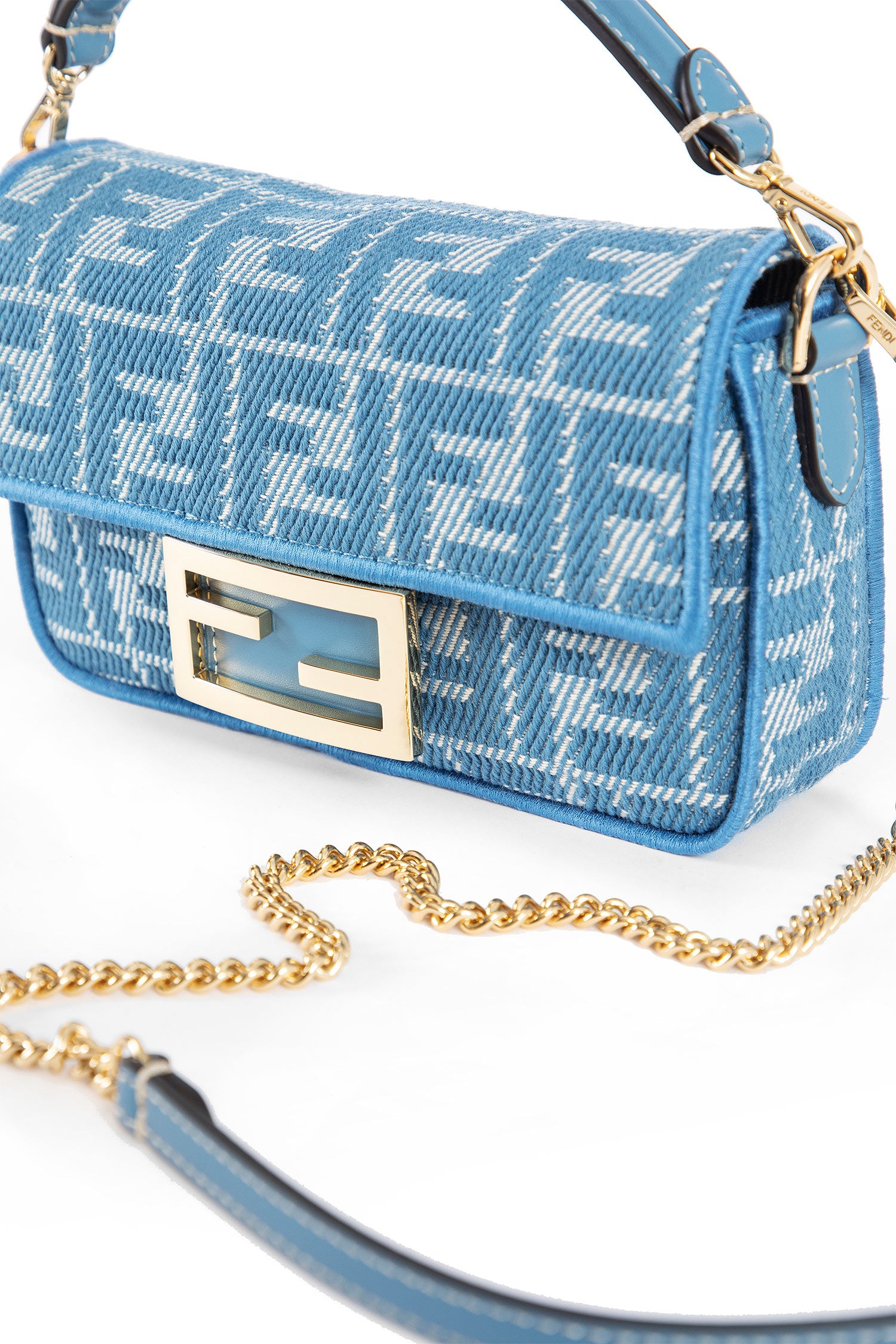 FENDI WOMAN BLUE MINI BAGS