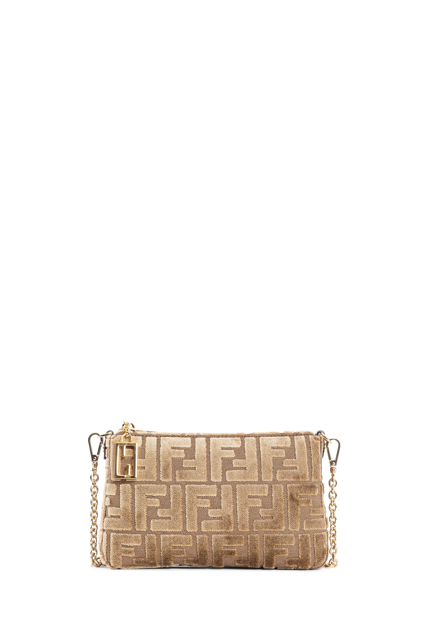 FF Velvet Baguette Pouch