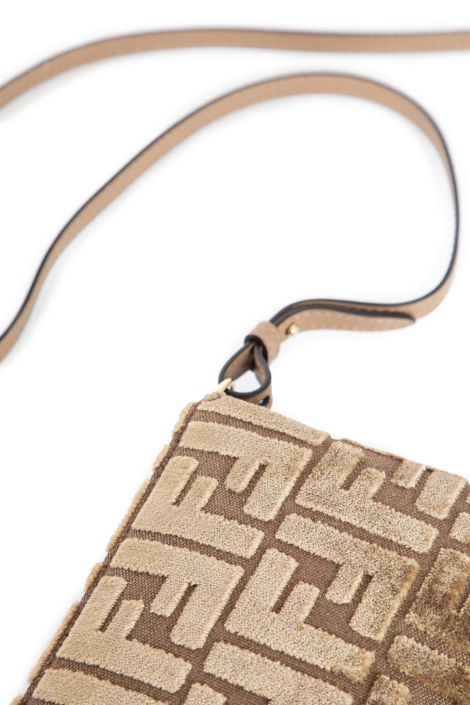 FF Velvet Baguette Pouch