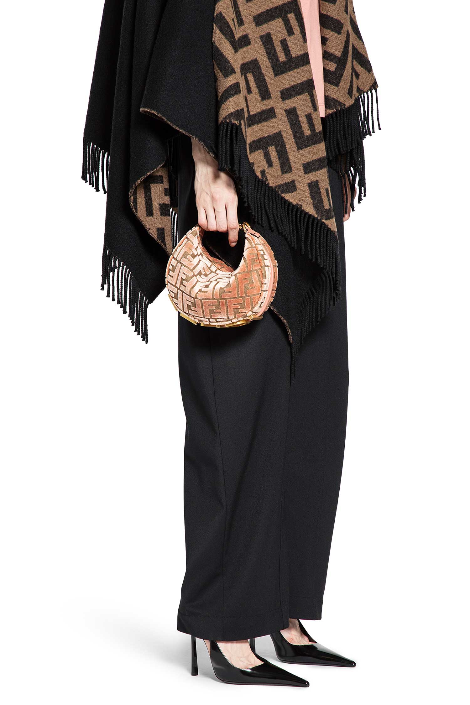 Fendigraphy FF Velvet Mini Bag