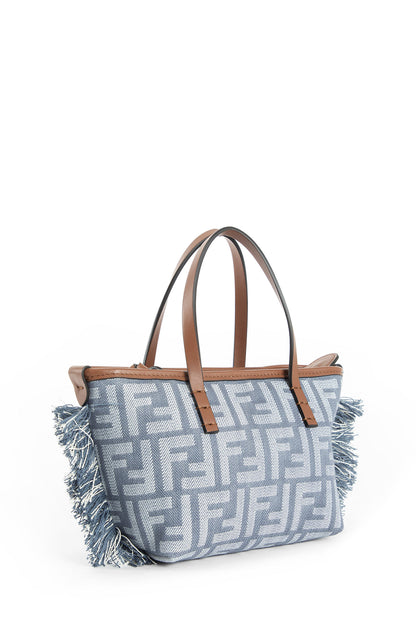 Mini Roll Denim-effect FF Tote - Antonioli.eu