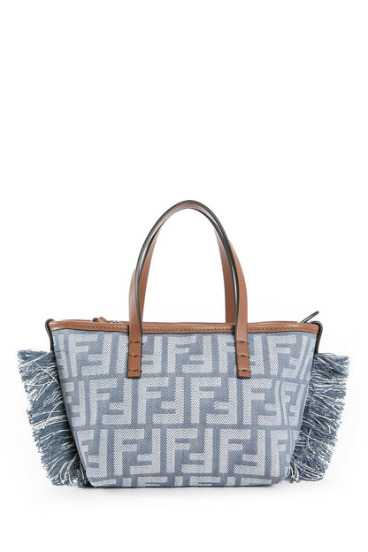Mini Roll Denim-effect FF Tote - Antonioli.eu