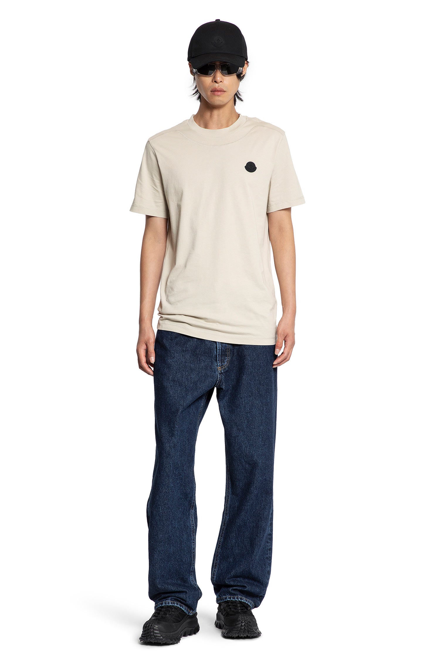 Logo Patch Cotton T-Shirt