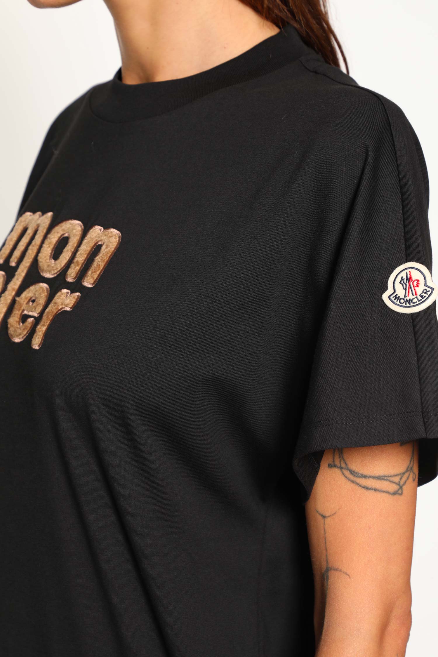 Teddy Logo Cotton T-Shirt