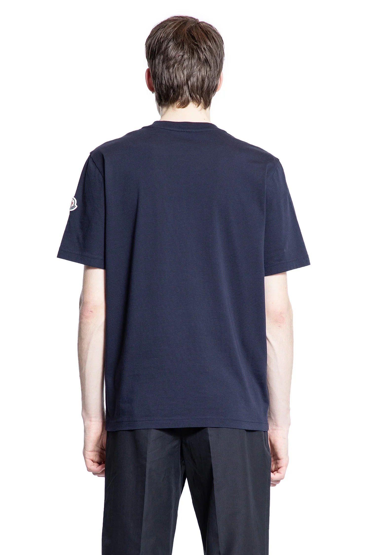 MONCLER MAN BLUE T-SHIRTS & TANK TOPS - Antonioli.eu