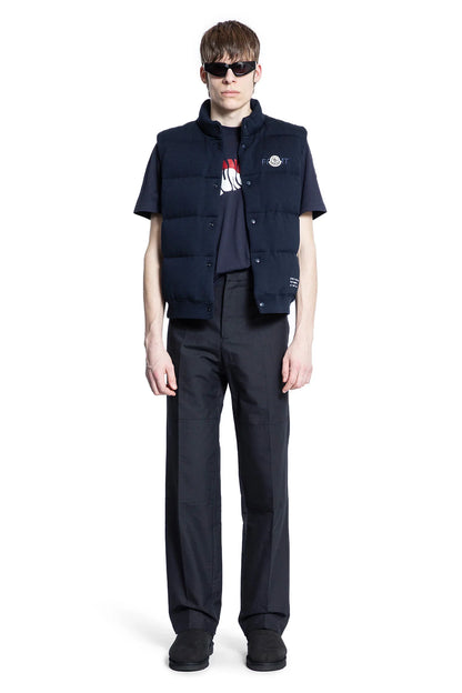 MONCLER MAN BLUE T-SHIRTS & TANK TOPS - Antonioli.eu