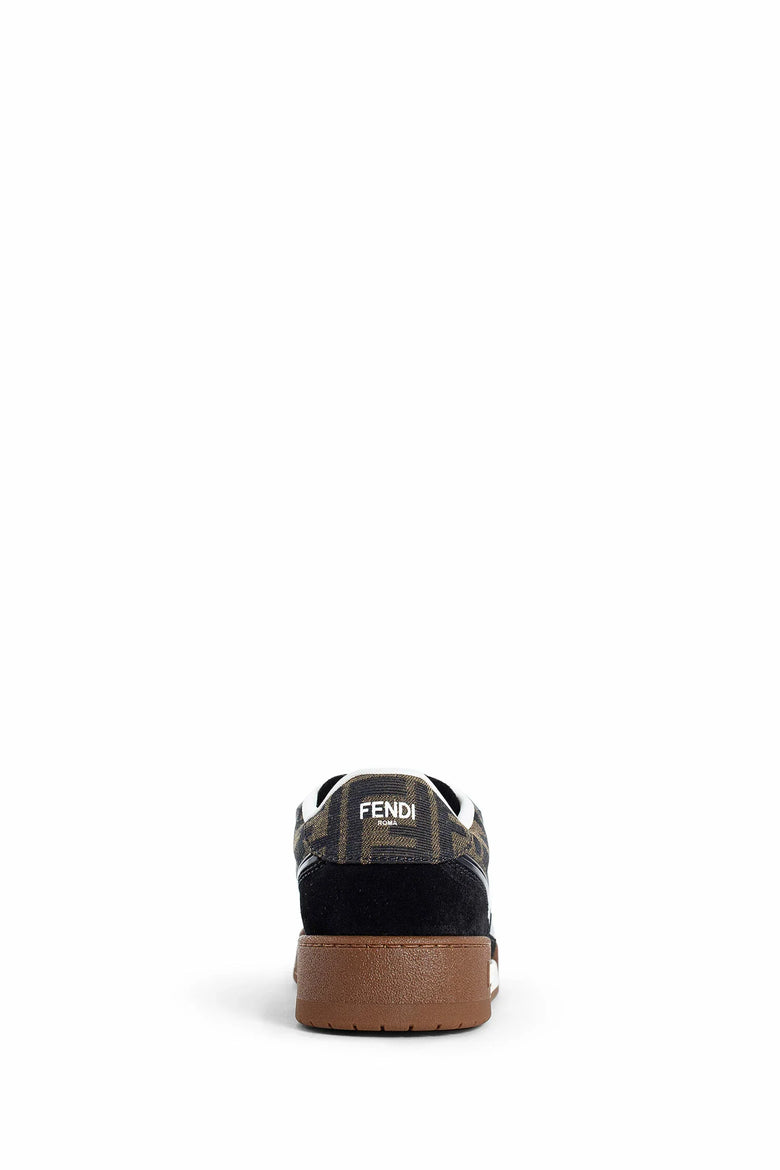 Fendi match suede and canvas sneakers - Antonioli.eu