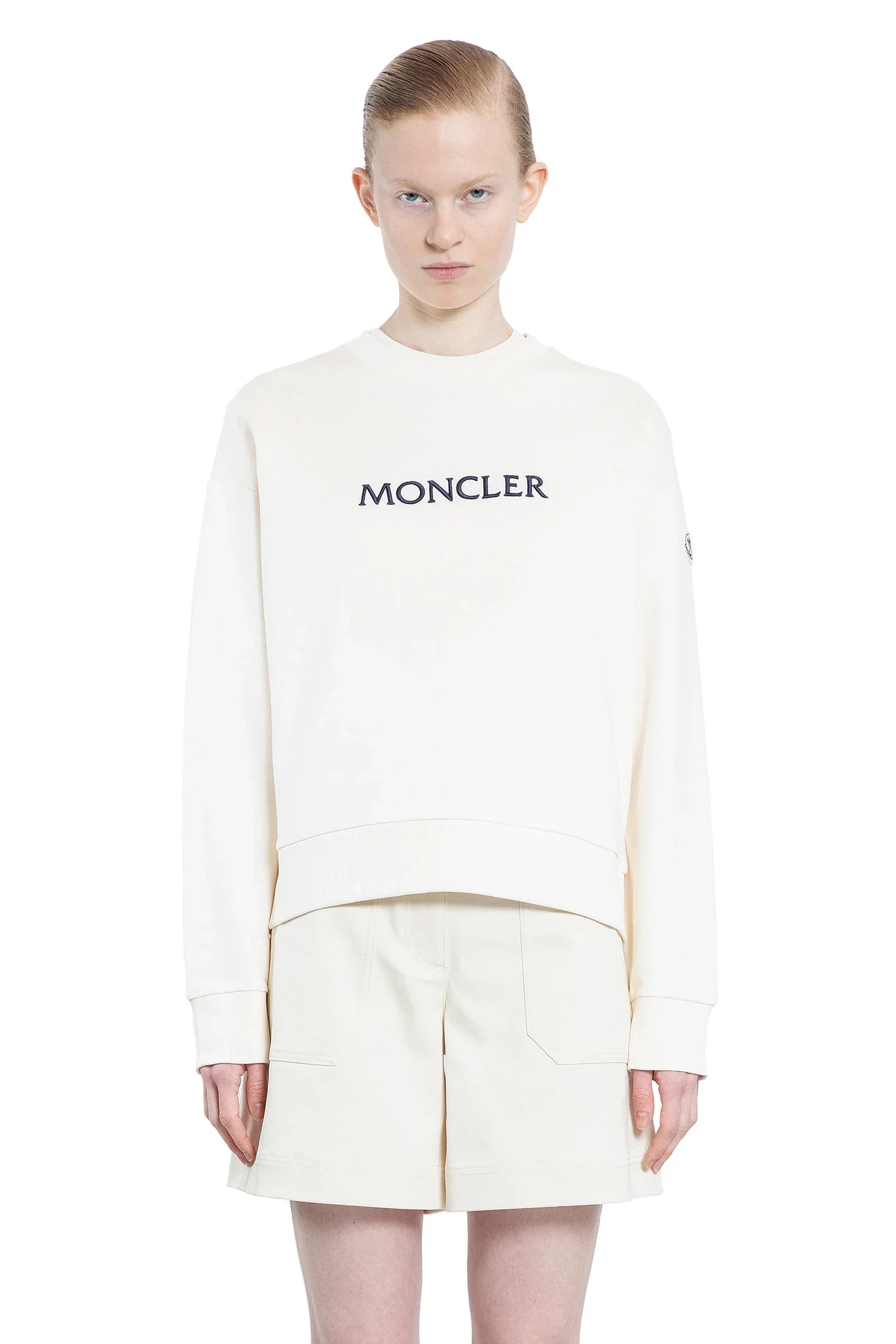 Embroidered Logo Sweatshirt - Antonioli.eu