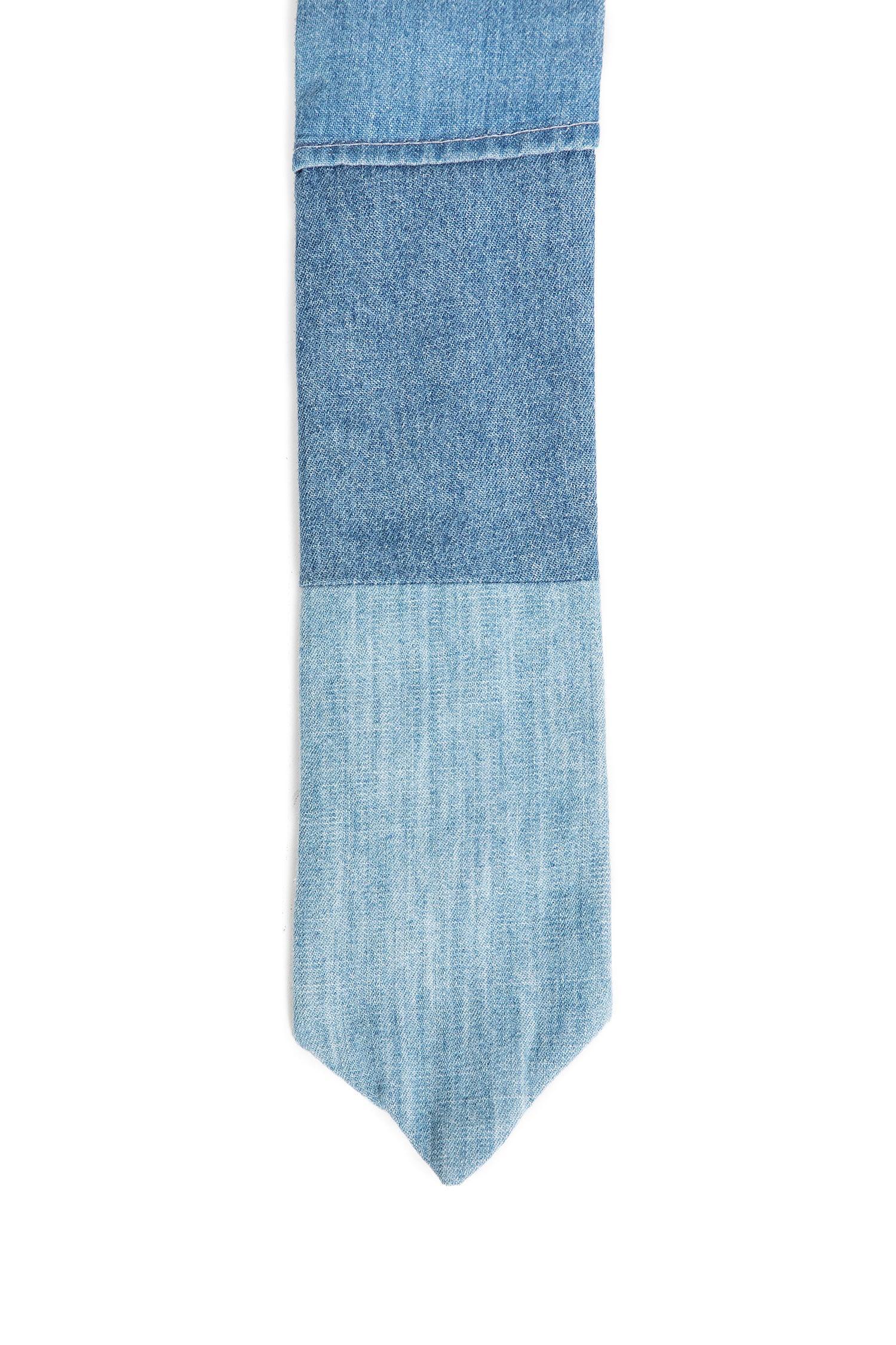 Patchwork Denim Tie - Antonioli.eu
