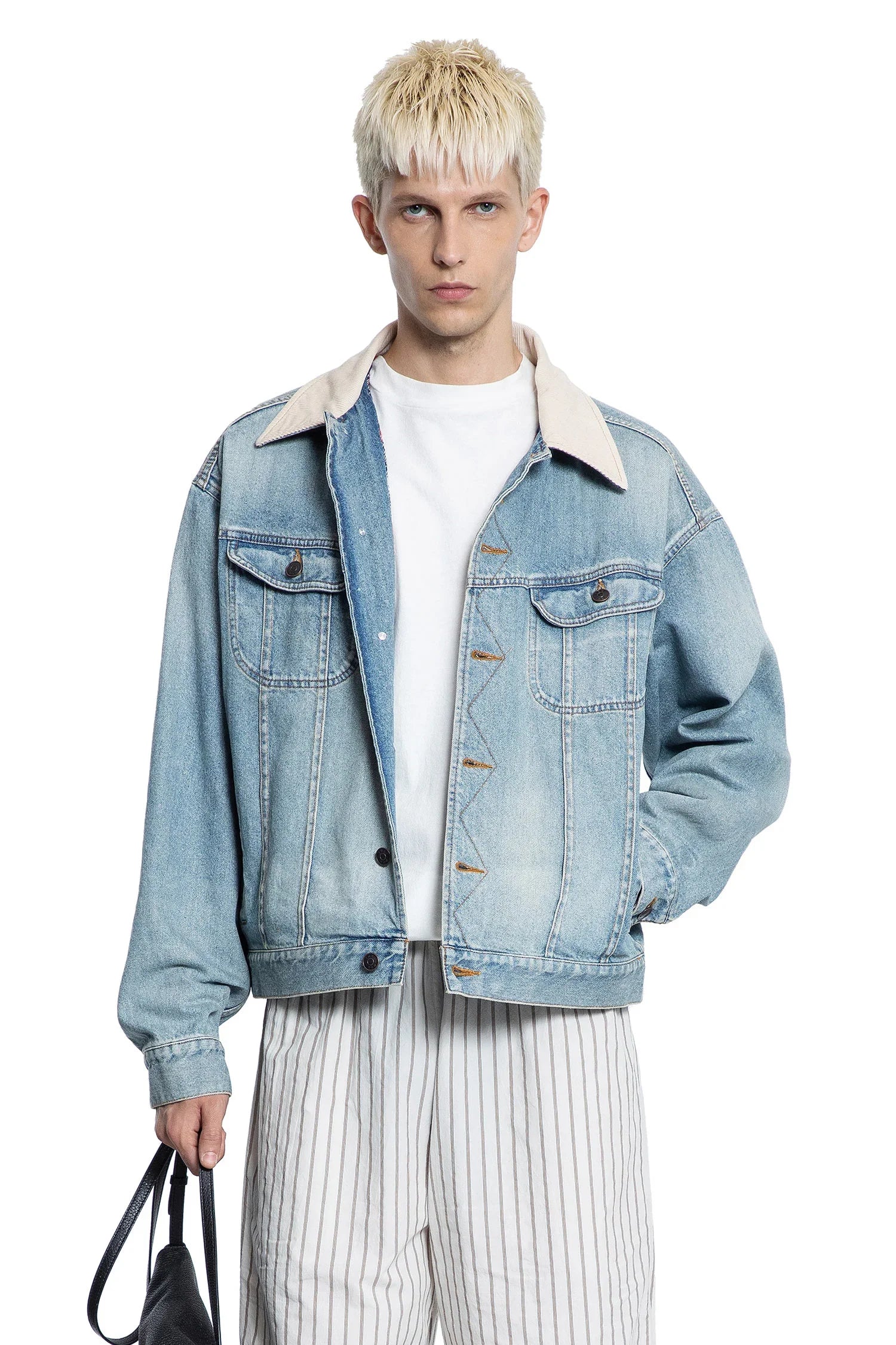 ジャケット [The Row] Jorelle Jacket in Cotton The Row Jorelle Jacket in Light Indigo | FWRD