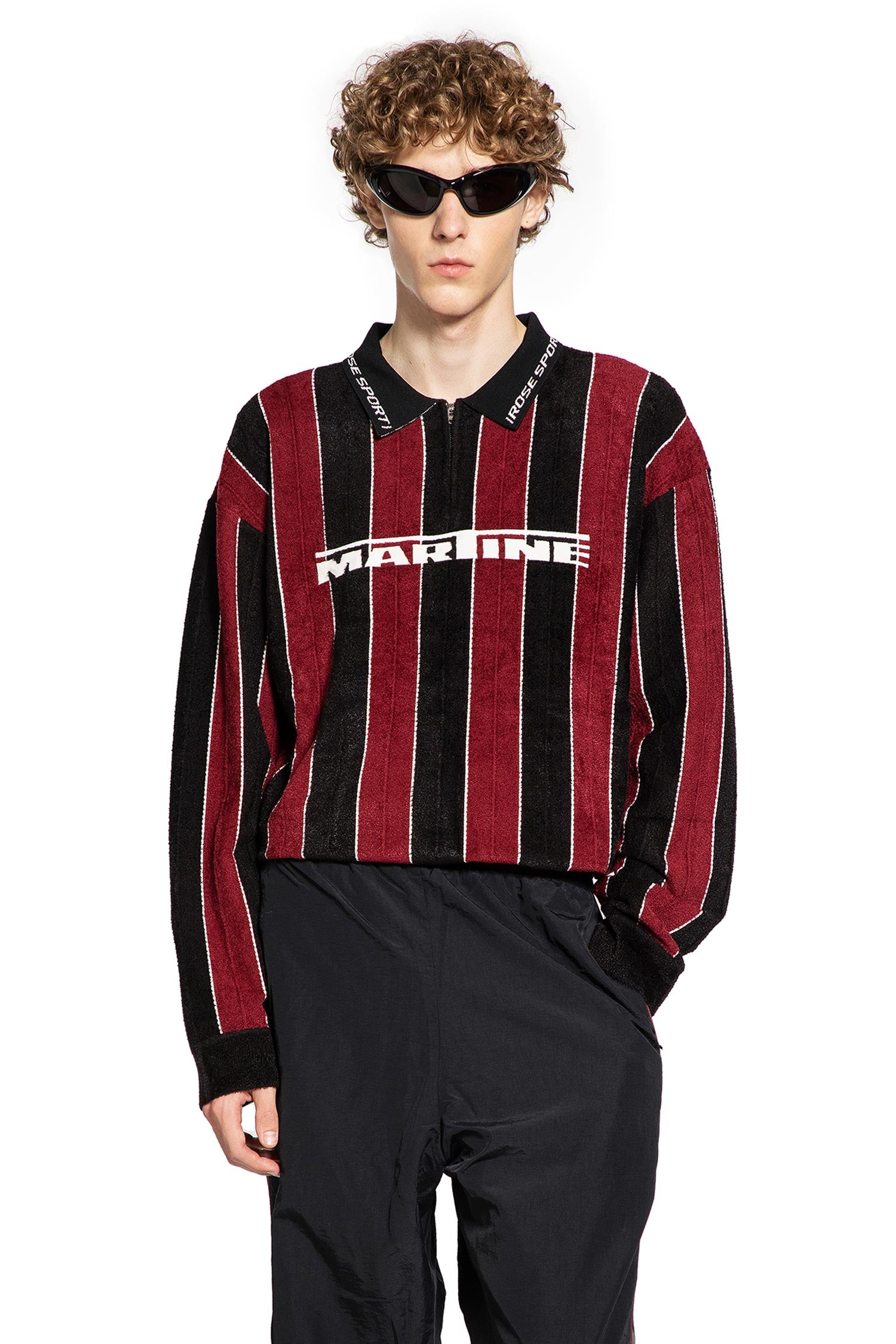 Striped Cotton-Wool Polo Shirt - Antonioli.eu
