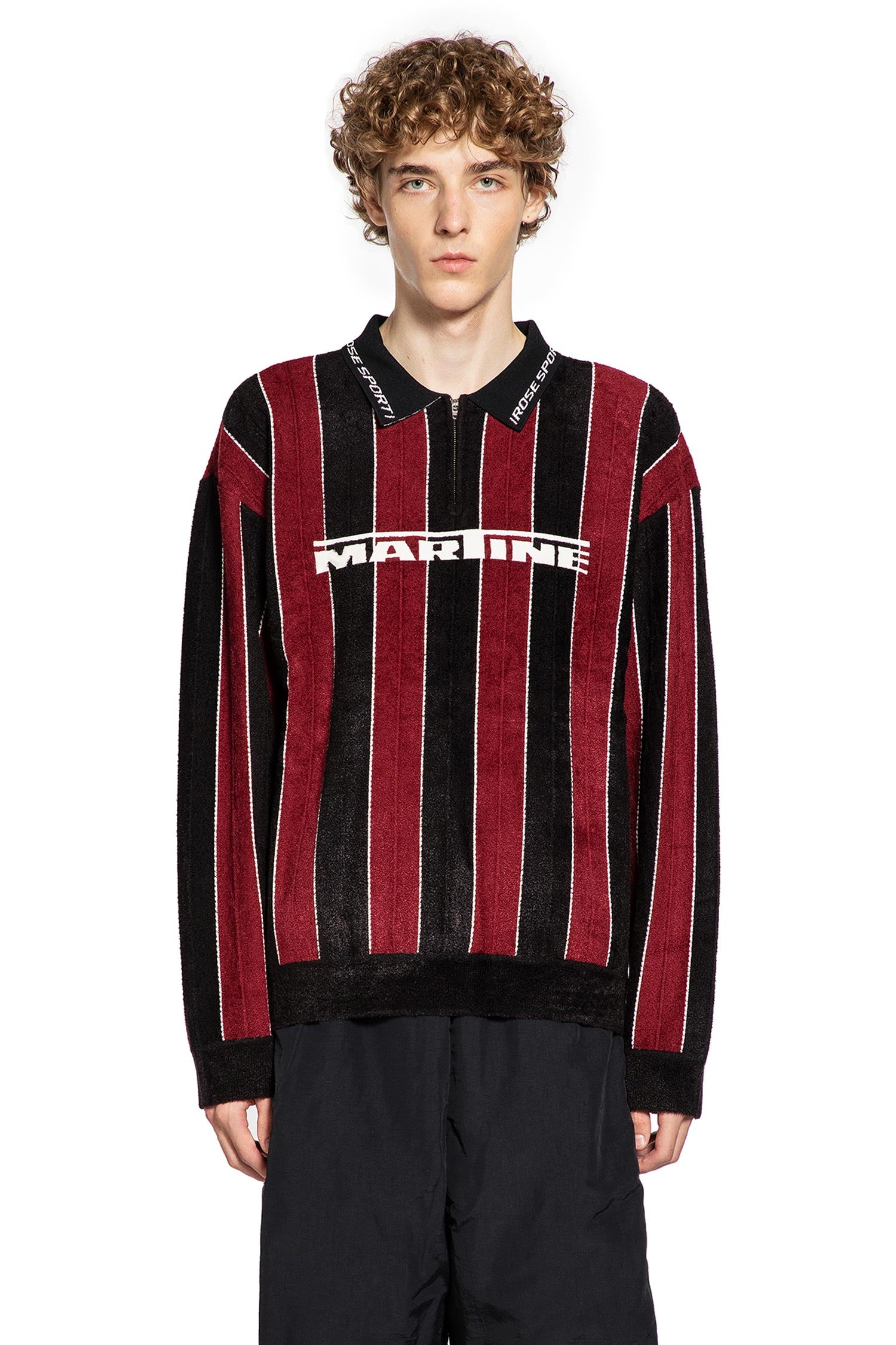 Striped Cotton-Wool Polo Shirt - Antonioli.eu