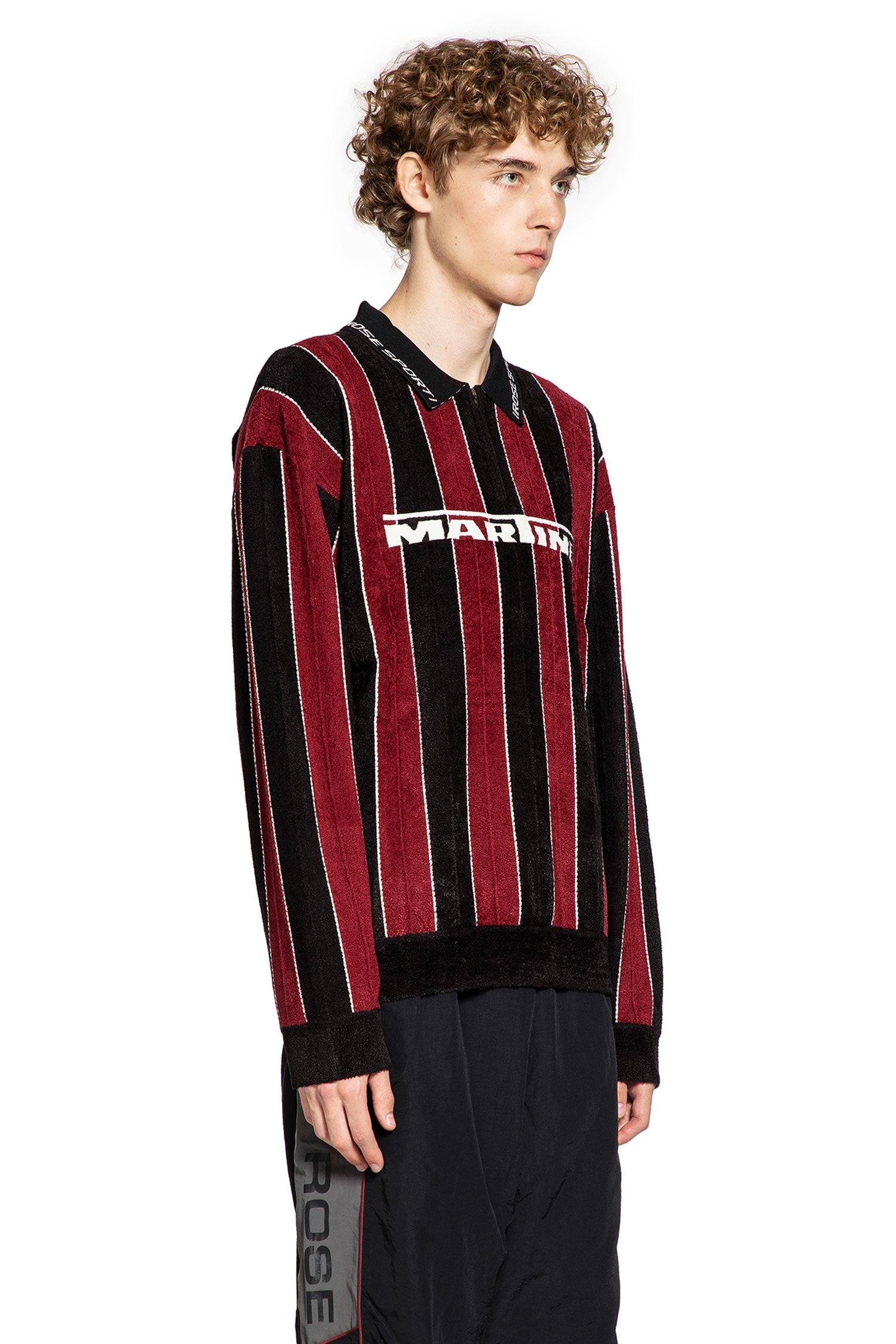 Striped Cotton-Wool Polo Shirt - Antonioli.eu