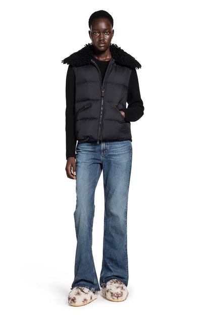 Padded Wool Zip-Up Cardigan