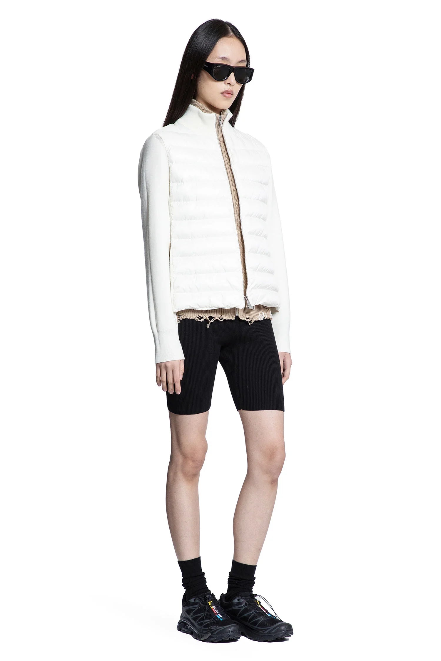 MONCLER WOMAN WHITE KNITWEAR - Antonioli.eu
