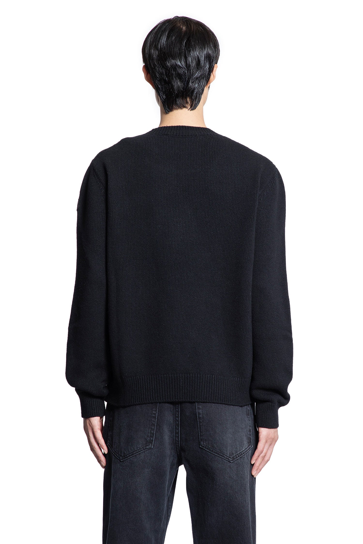 Logo Jacquard Wool Sweater - Antonioli.eu