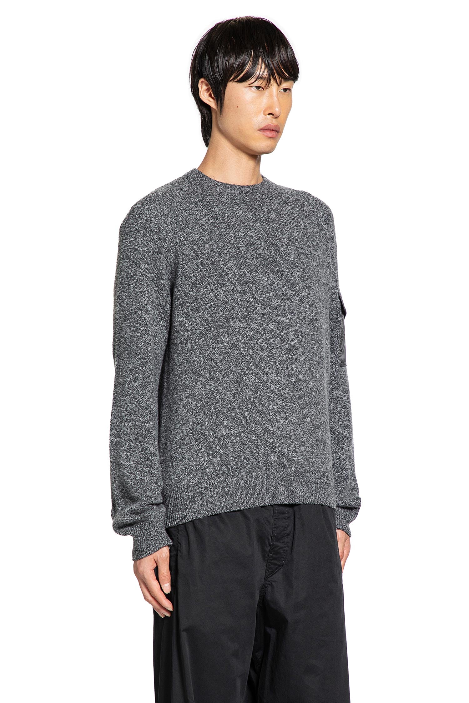 Mouliné Wool and Cashmere Sweater