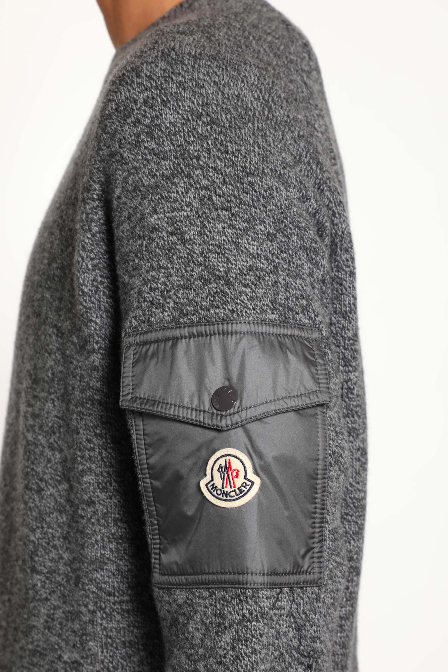 Mouliné Wool and Cashmere Sweater