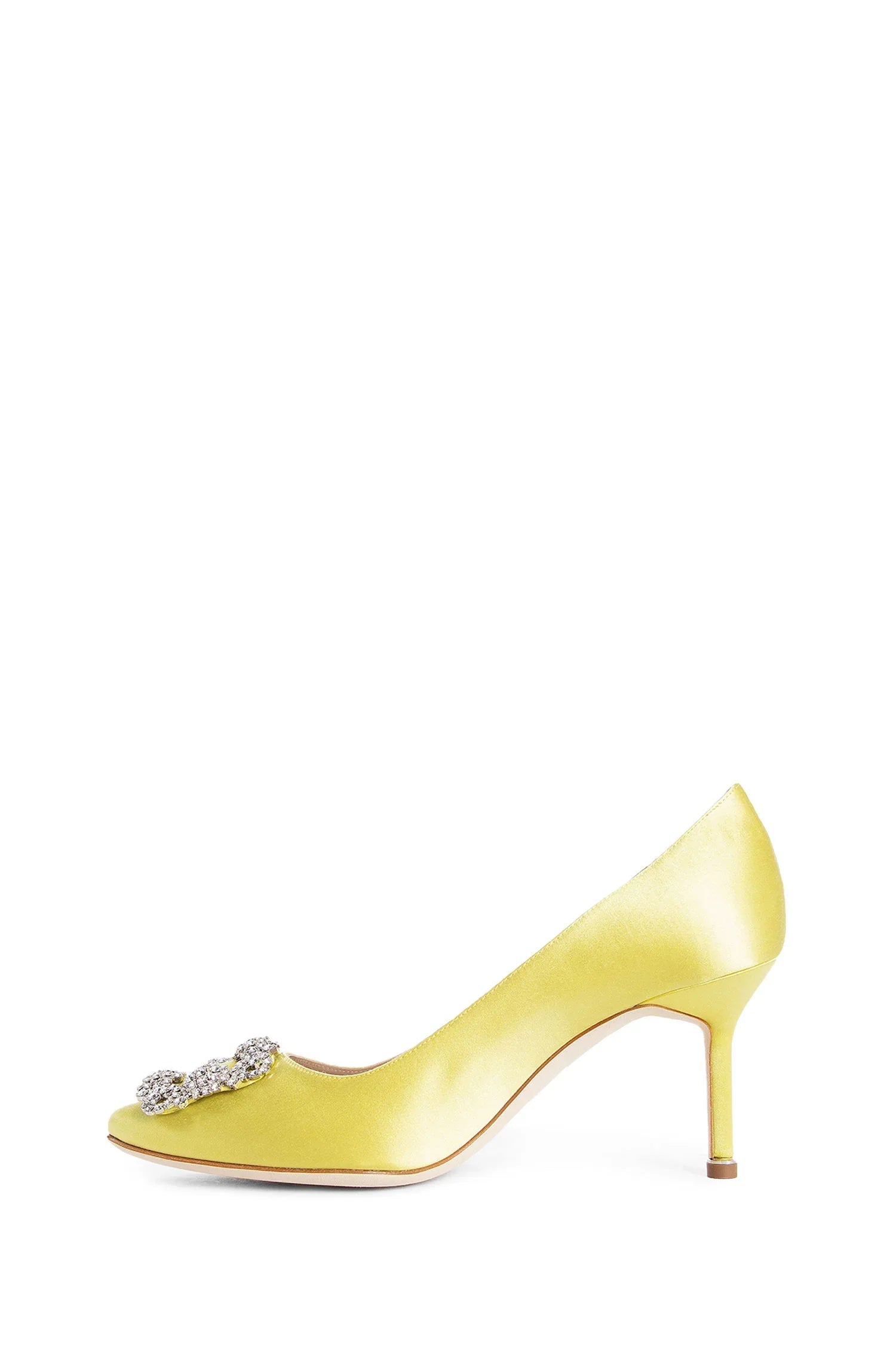 Hangisi Satin Jewel Buckle Pumps - Antonioli.eu