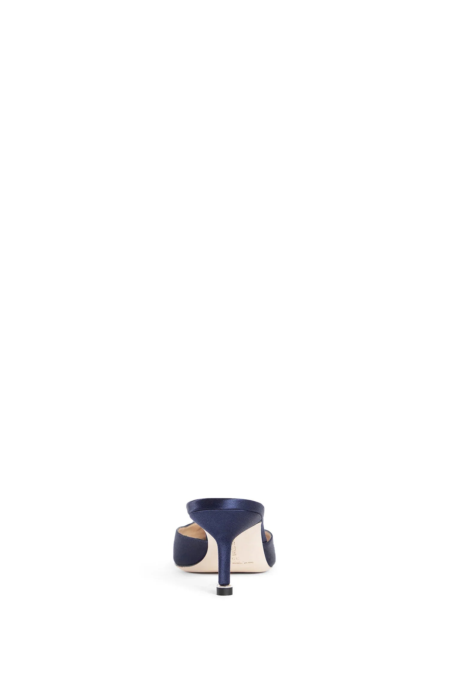 Hangisi Satin Jewel Buckle Mules - Antonioli.eu