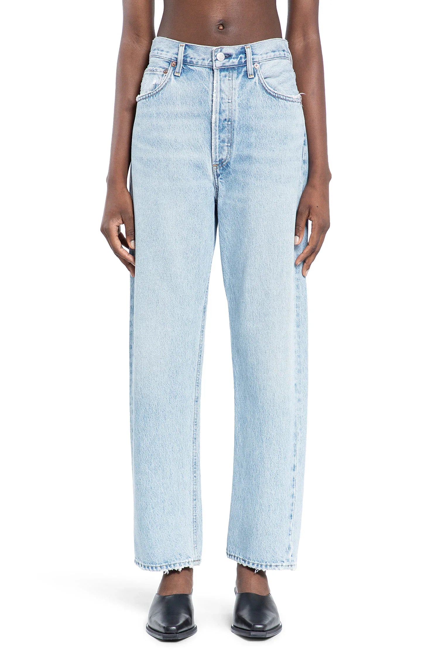 90's Mid Rise Loose Fit Jeans - Antonioli.eu