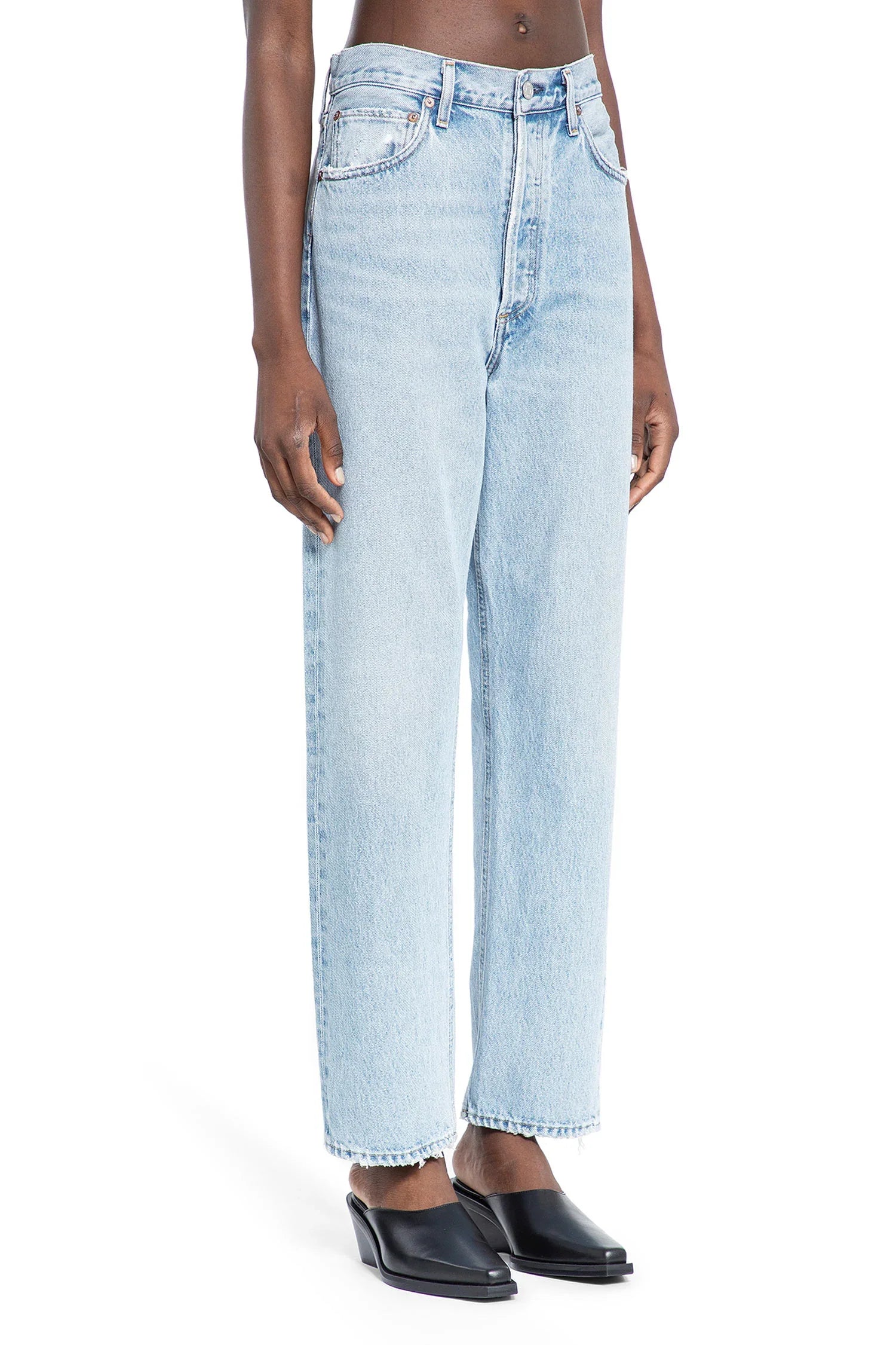 90's Mid Rise Loose Fit Jeans - Antonioli.eu