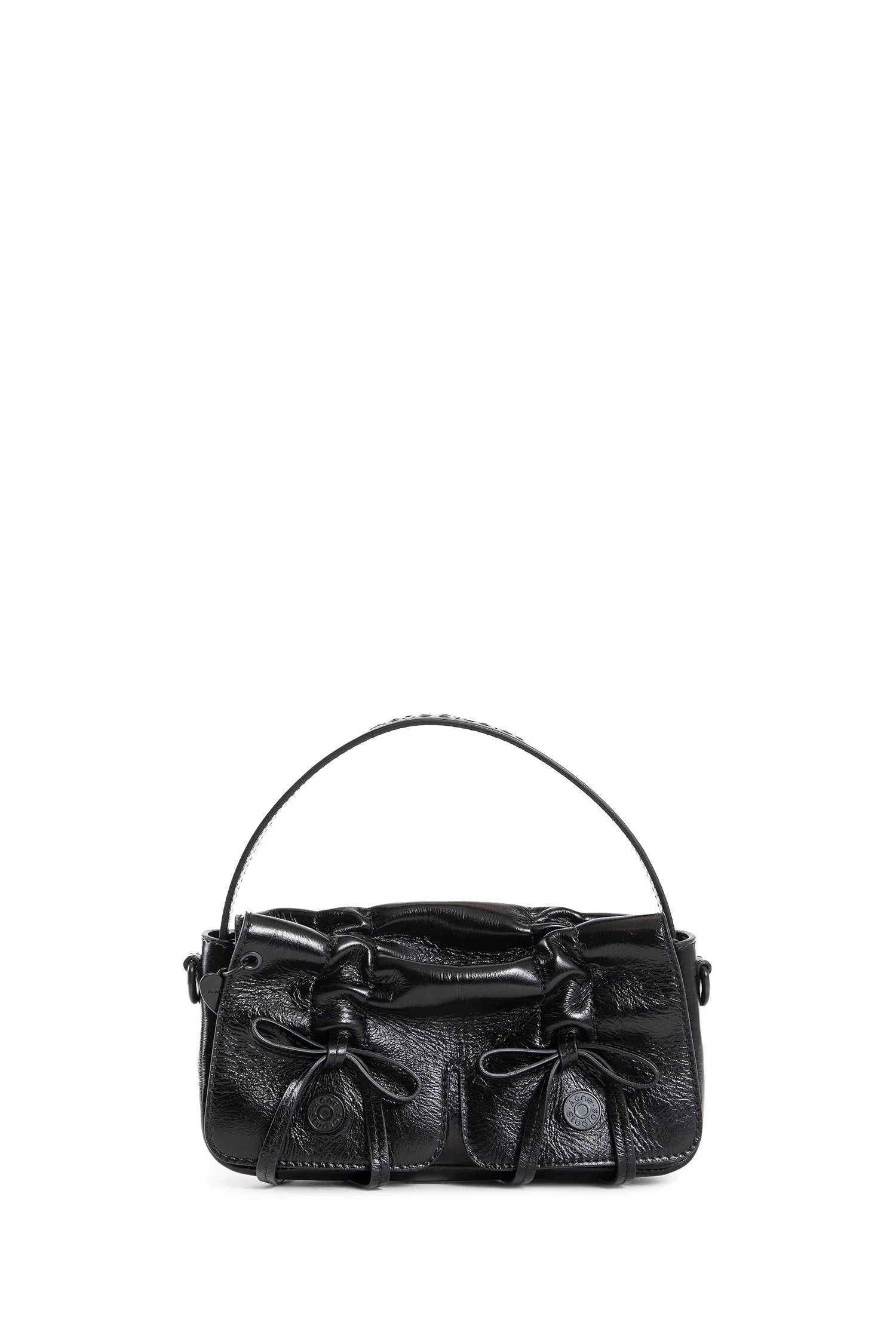 ACNE STUDIOS WOMAN BLACK TOP HANDLE BAGS - Antonioli.eu