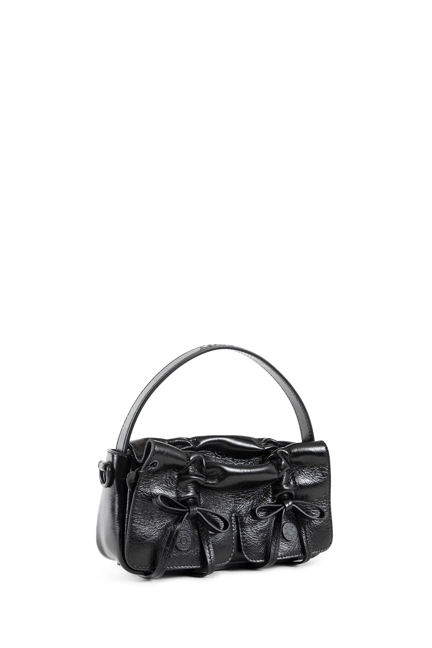 ACNE STUDIOS WOMAN BLACK TOP HANDLE BAGS - Antonioli.eu