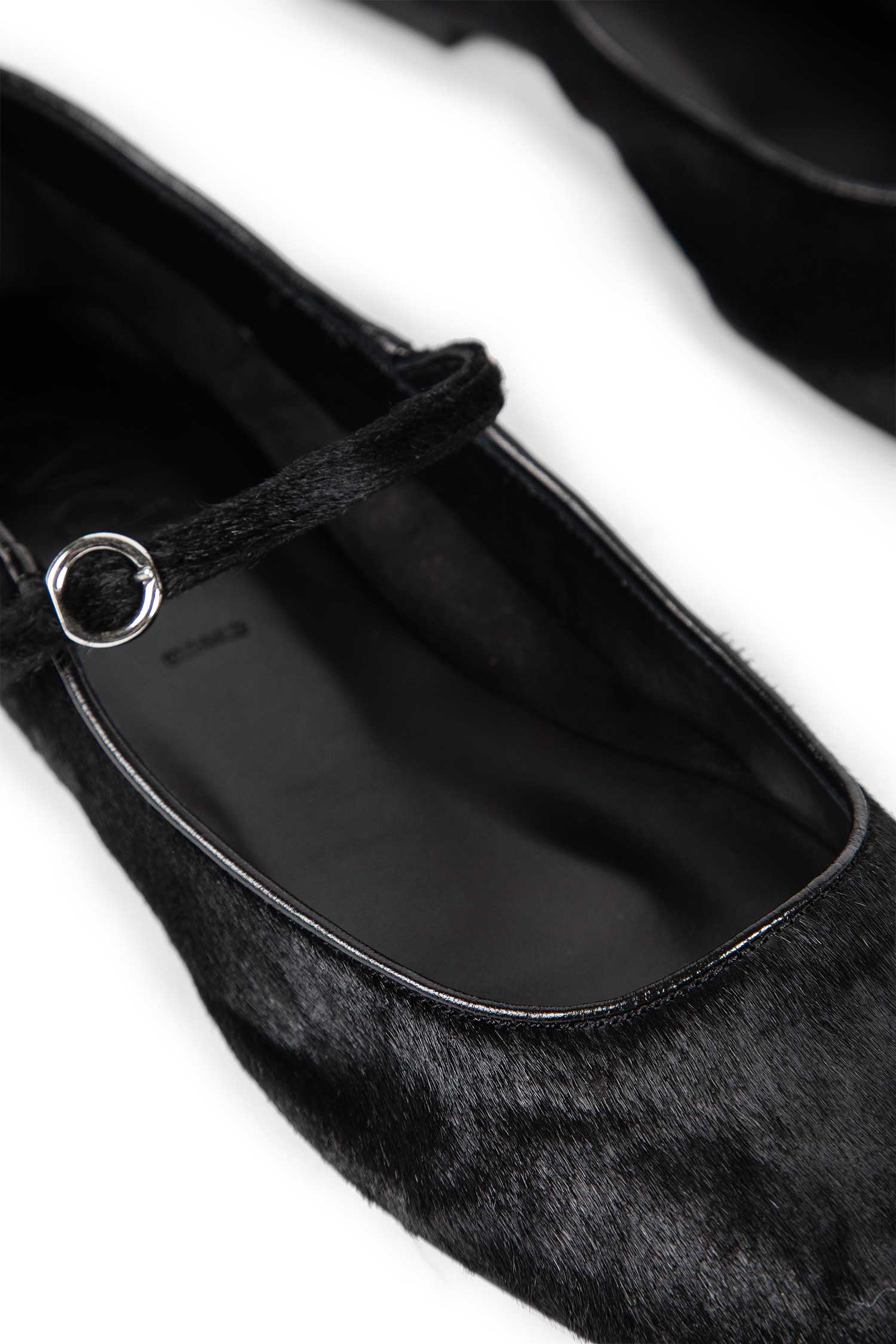 Uma Ponyhair Mary-Jane Flats