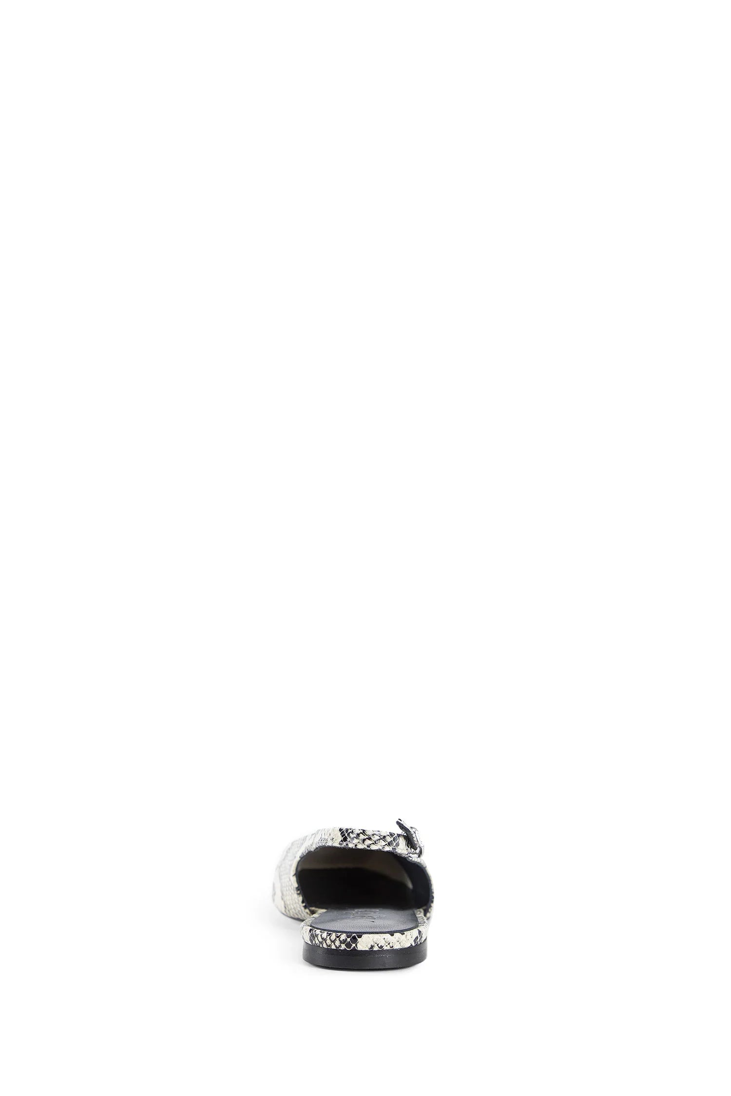 Geraldine Snake Print Slingback Flats - Antonioli.eu