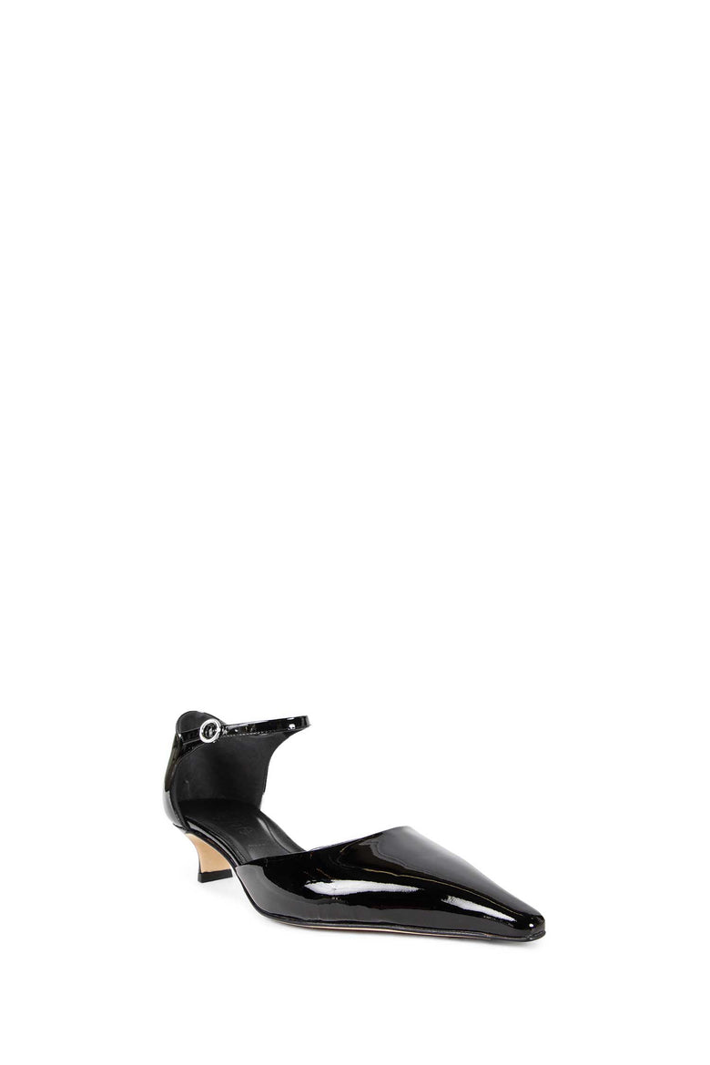 Tillie Patent Calf Leather Kitten Pumps