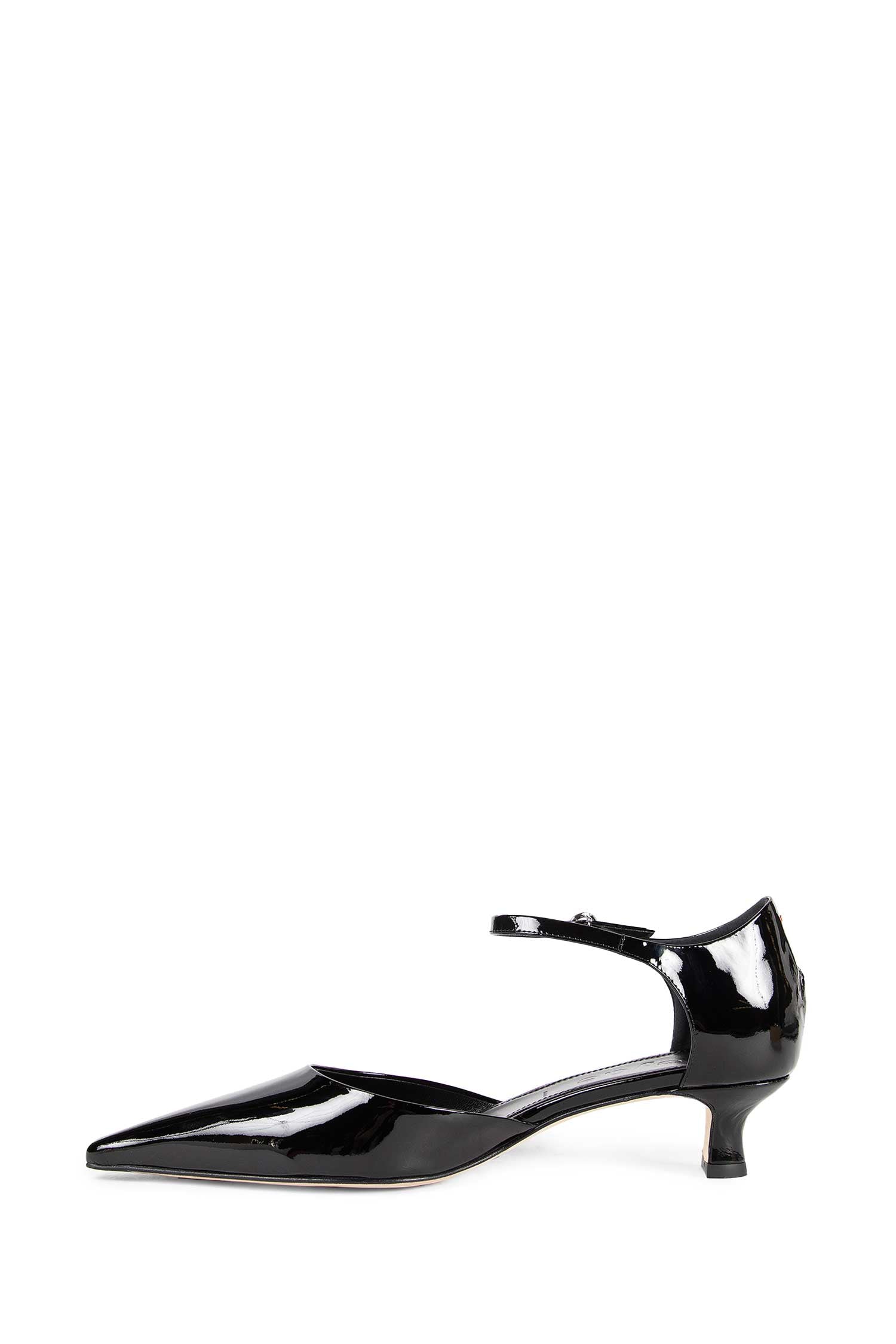Tillie Patent Calf Leather Kitten Pumps