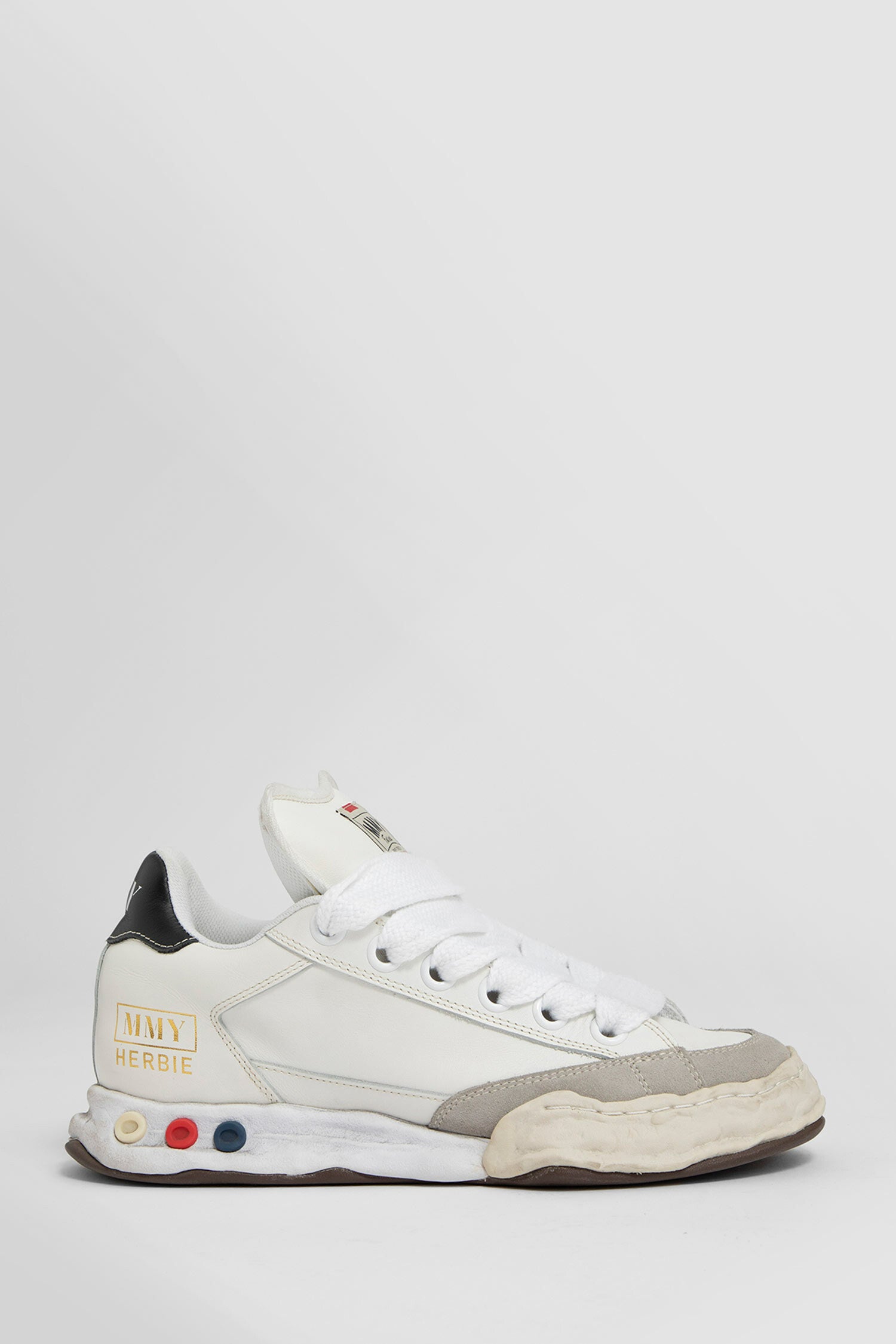 MAISON MIHARA YASUHIRO MAN WHITE SNEAKERS - MAISON MIHARA YASUHIRO