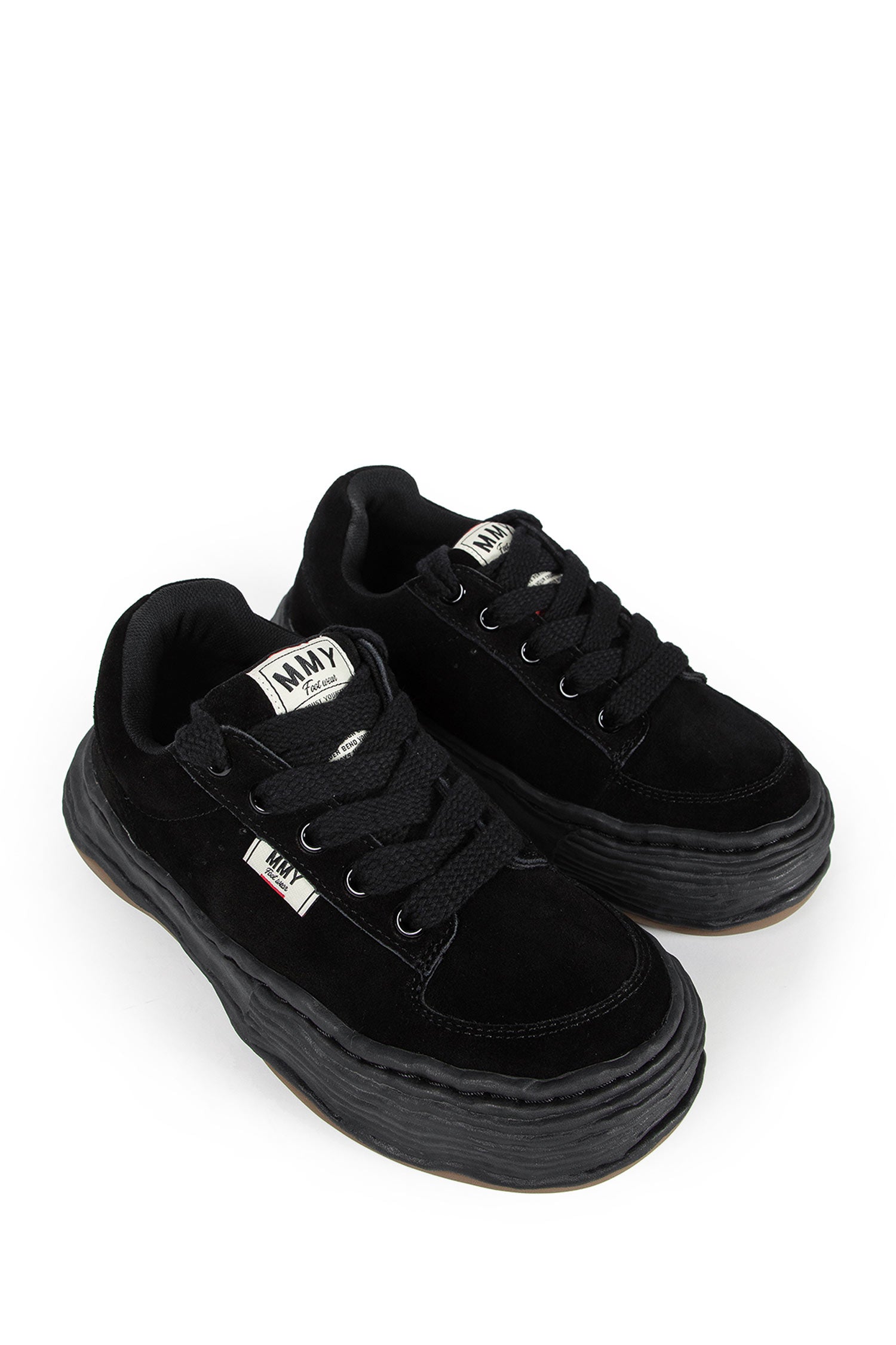 MAISON MIHARA YASUHIRO MAN BLACK SNEAKERS